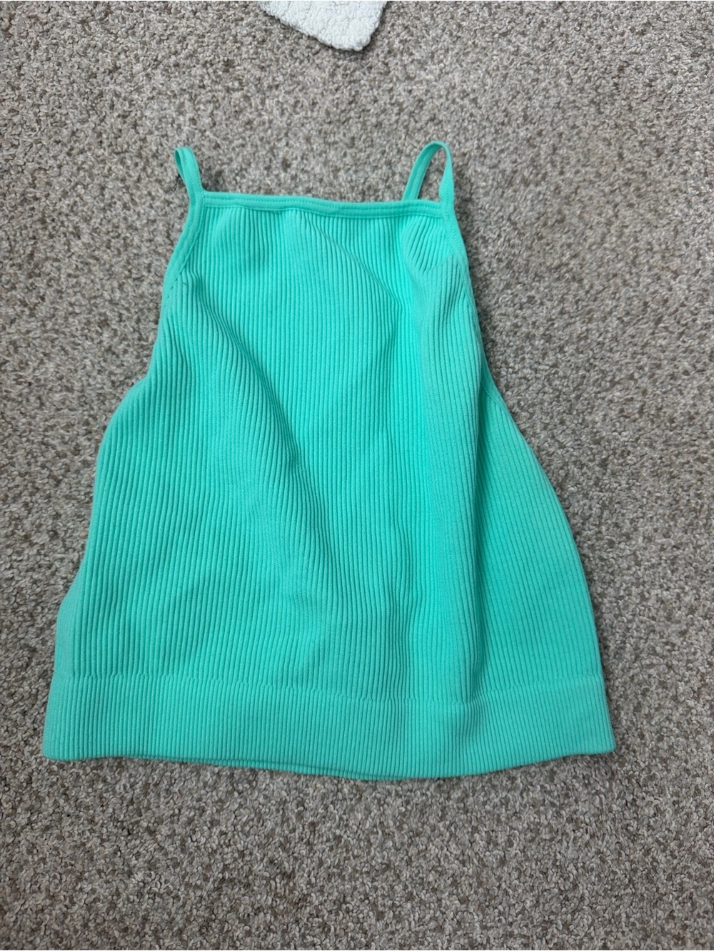 Zenana Outfitters Ribbed Spaghetti Strap Tank - Mint